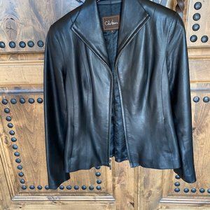 Cole Haan leather jacket size 4